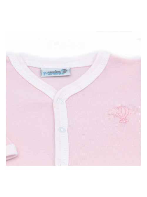 Pyjama été léger - 100% coton biologique - 1 à 6 mois - Kiabi