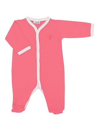 Pyjama été léger - 100% coton biologique - 1 à 6 mois