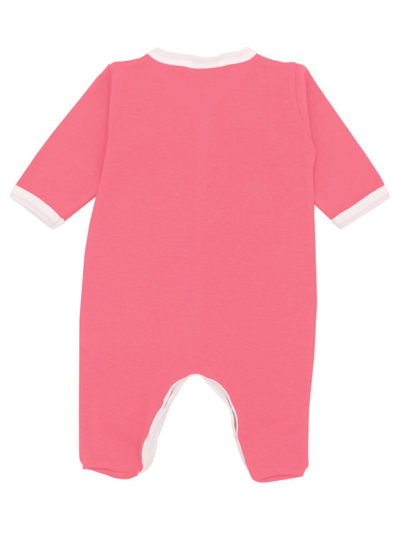 Pyjama été léger - 100% coton biologique - 1 à 6 mois Rouge - Kiabi