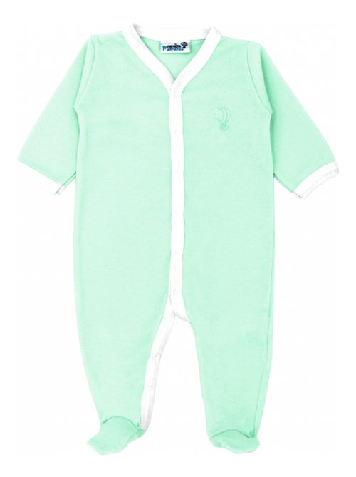 Pyjama été léger - 100% coton biologique - 1 à 6 mois - Kiabi