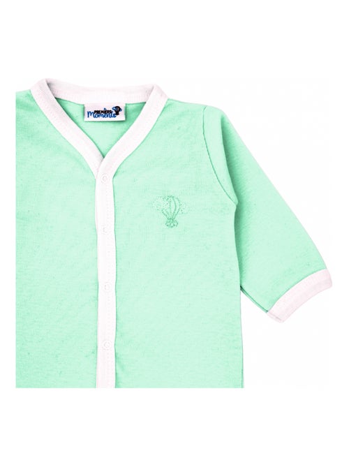 Pyjama été léger - 100% coton biologique - 1 à 6 mois - Kiabi