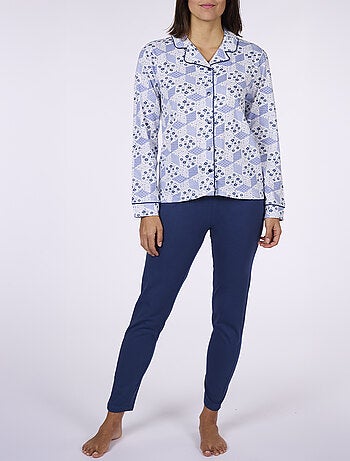 Pyjama ETOFFE imprimé / marine - DODO