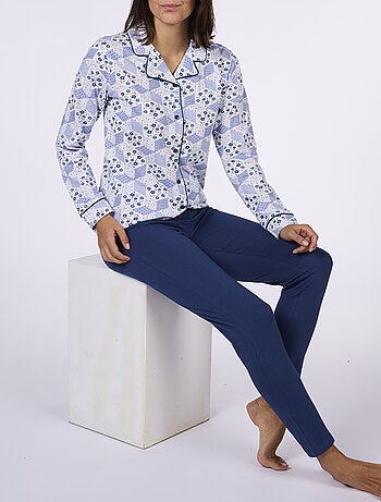 Pyjama ETOFFE imprimé / marine - DODO