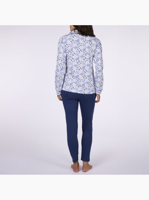 Pyjama ETOFFE imprimé / marine - DODO - Kiabi Pyjama ETOFFE imprimé / marine - DODO - Kiabi