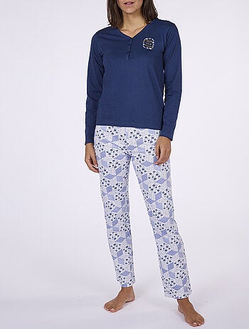 Pyjama ETOFFE marine / imprimé - DODO