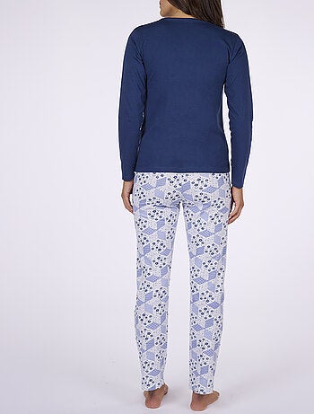 Pyjama ETOFFE marine / imprimé - DODO