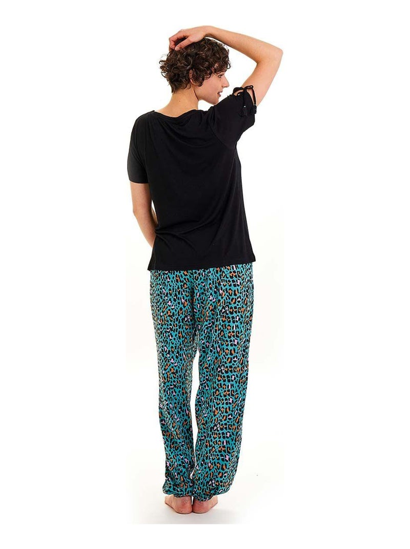 Pyjama Féline - Pomm'Poire Bleu - Kiabi