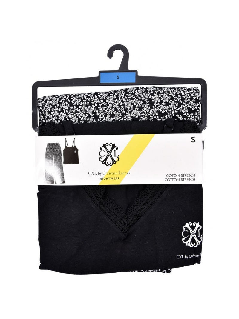 Pyjama Femme CXL By LACROIX Noir - Kiabi