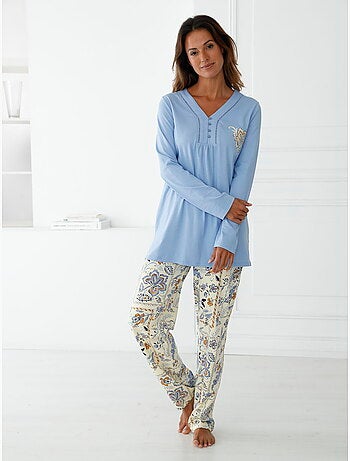 Pyjama femme maille pur coton - DAXON