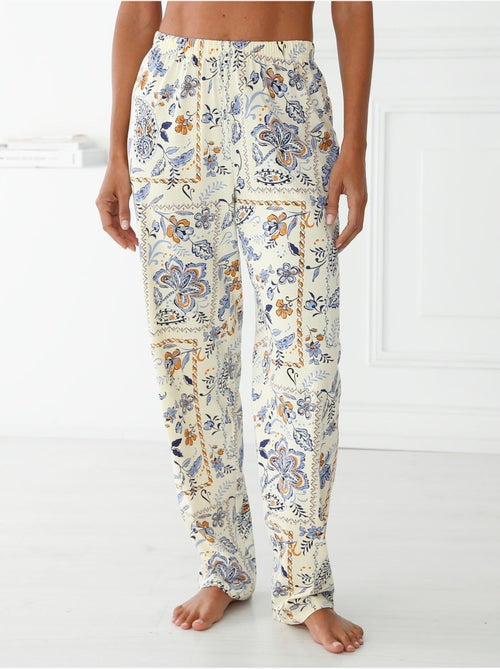 Pyjama femme maille pur coton - DAXON - Kiabi