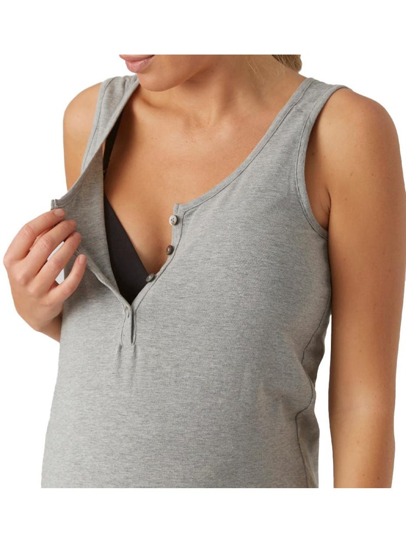 Pyjama Femme Mamalicious Gris Argenté - Kiabi