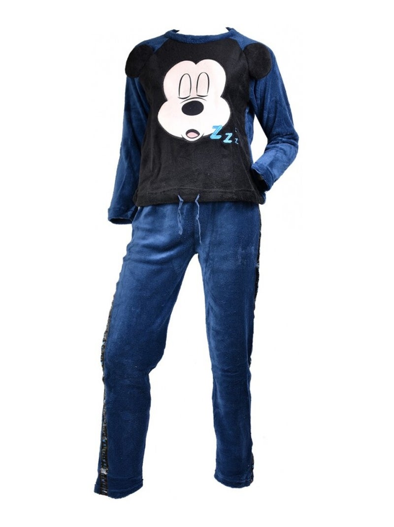 Pyjama Femme MINNIE Bleu - Kiabi