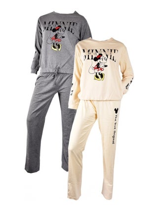 Pyjama Femme MINNIE en Coton - Pack de 2