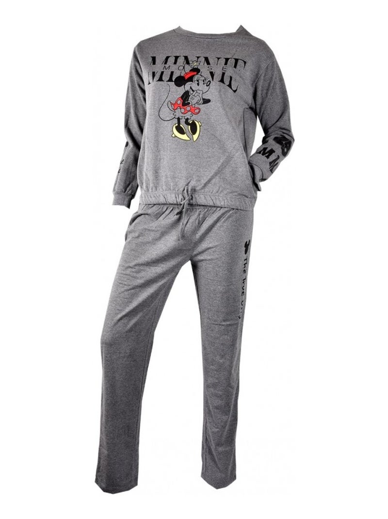 Pyjama Femme MINNIE en Coton - Pack de 2 Beige gris - Kiabi
