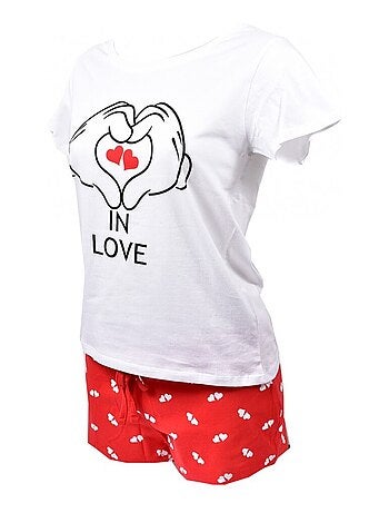 Pyjama Femme MINNIE en Coton - Pack de 2