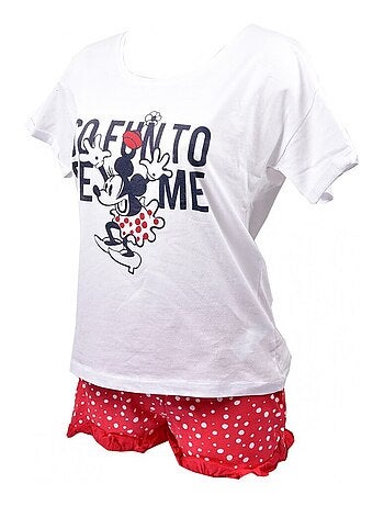 Pyjama Femme MINNIE en Coton - Pack de 2