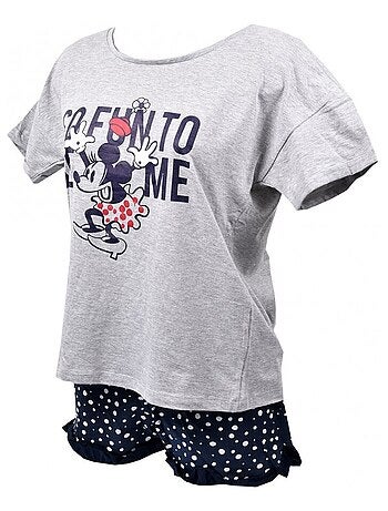 Pyjama Femme MINNIE en Coton - Pack de 2