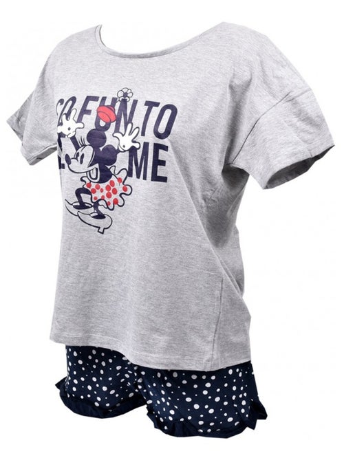 Pyjama Femme MINNIE en Coton - Pack de 2 - Kiabi