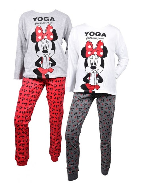Pyjama Femme MINNIE en Coton - Pack de 2 - Kiabi