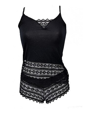 Pyjama Femme NO PUBLIK en Coton - Pack de2