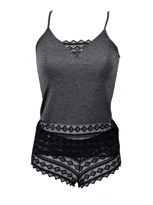 Pyjama Femme NO PUBLIK en Coton - Kiabi