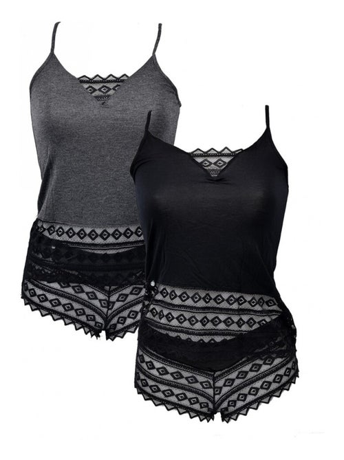 Pyjama Femme NO PUBLIK en Coton - Kiabi