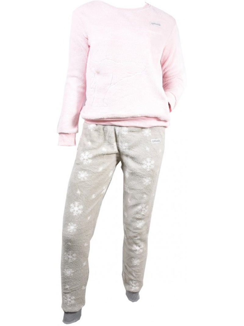 Pyjama Femme USHUAIA Ecru - Kiabi