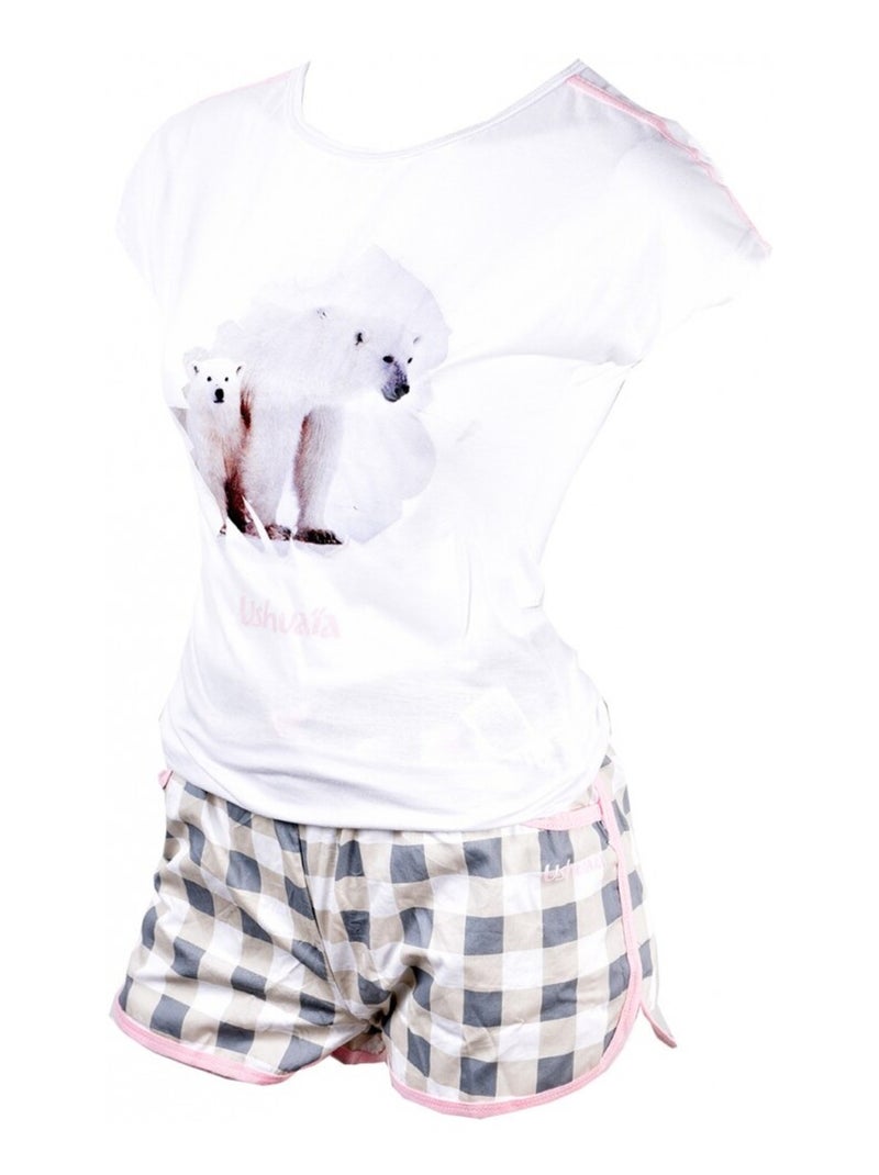Pyjama Femme USHUAIA Gris - Kiabi