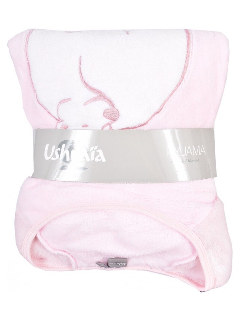 Pyjama Femme USHUAIA Rose - Kiabi