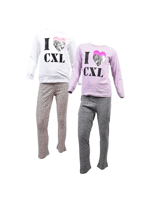 Pyjama Fille CXL By LACROIX - Pack de 2 - Kiabi
