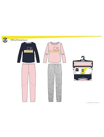 Pyjama Fille CXL By LACROIX - Pack de 2