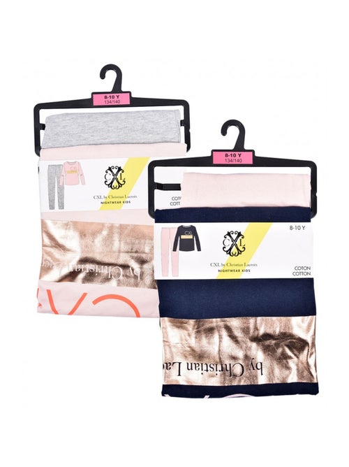 Pyjama Fille CXL By LACROIX - Pack de 2 - Kiabi