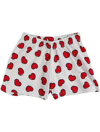 Pyjama fille short débardeur love mouse disney