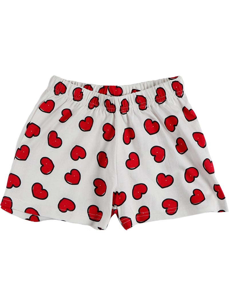 Pyjama fille short débardeur Love Mouse Disney ivoire Ecru - Kiabi