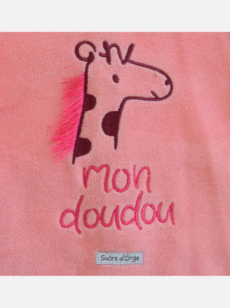 PYJAMA FILLE VELOURS OUVERTURE DOS ELYSSIA Rose - Kiabi