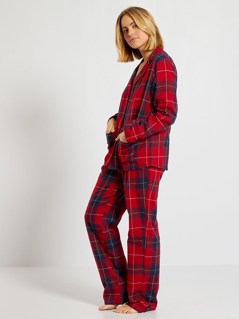 Pantalon pyjama flanelle femme