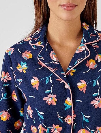 Pyjama flanelle coton imprimé - Damart