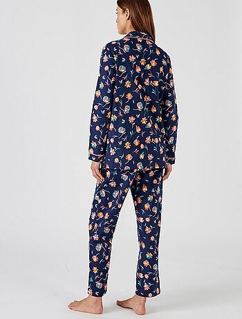Pyjama flanelle coton imprimé - Damart