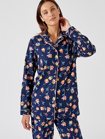 Pyjama flanelle coton imprimé - Damart