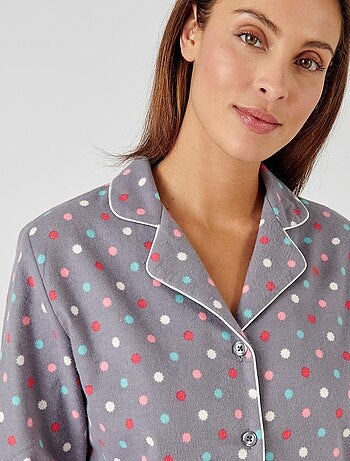 Pyjama flanelle coton imprimé - Damart