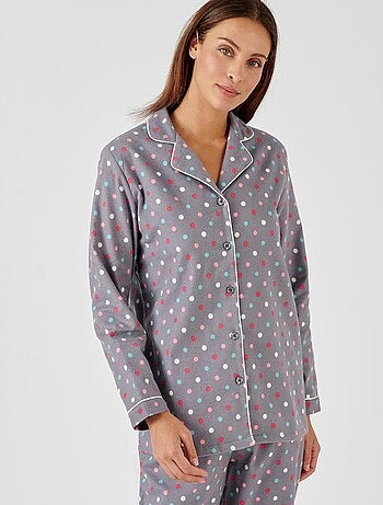 Pyjama flanelle coton imprimé - Damart