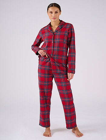 Pyjama flanelle coton imprimé - Damart