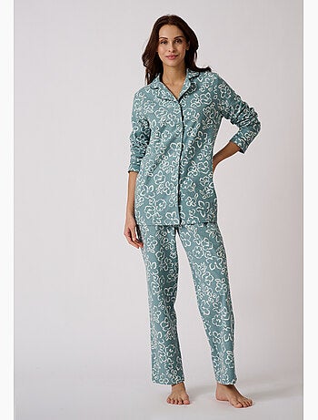 Pyjama flanelle coton imprimé - Damart