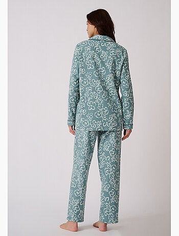 Pyjama flanelle coton imprimé - Damart