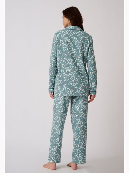 Pyjama flanelle coton imprimé - Damart - Kiabi Pyjama flanelle coton imprimé - Damart - Kiabi
