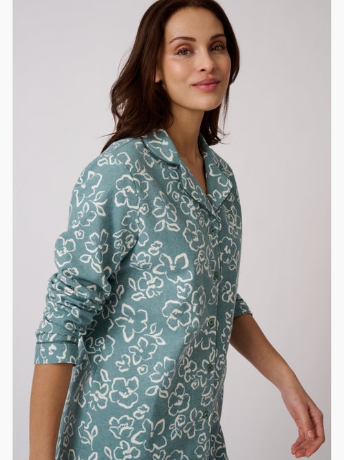 Pyjama flanelle coton imprimé - Damart - Kiabi Pyjama flanelle coton imprimé - Damart - Kiabi
