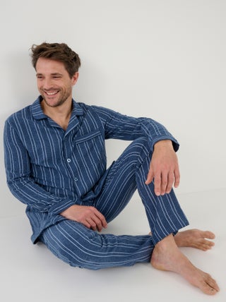 Pyjama flanelle grattée pur coton - Damart