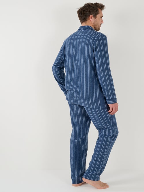 Pyjama flanelle grattée pur coton - Damart - Kiabi Pyjama flanelle grattée pur coton - Damart - Kiabi