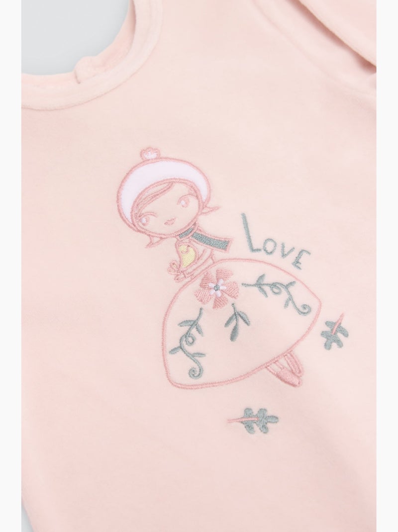 Pyjama fleuri à manches courtes pour femme | muydemi Bleu - Kiabi