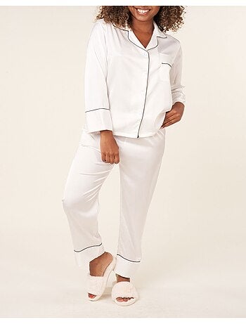 Pyjama fluide en satin Kebello